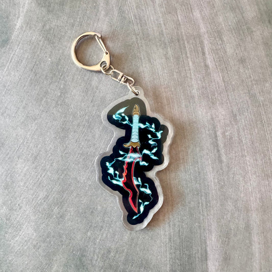 S Rank Dagger Keychain