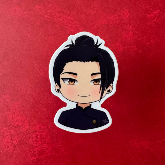 Emo Sorcerer Chibi Sticker