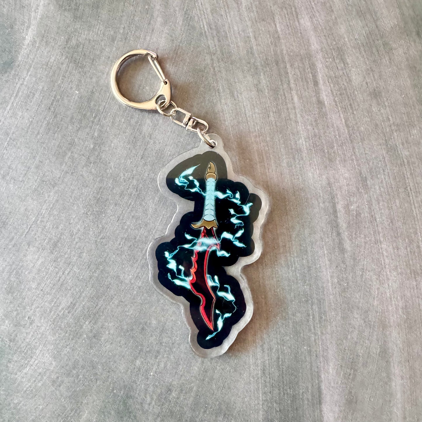 S Rank Dagger Keychain